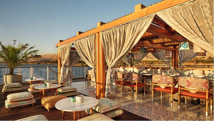 On deck on Egypt cruise