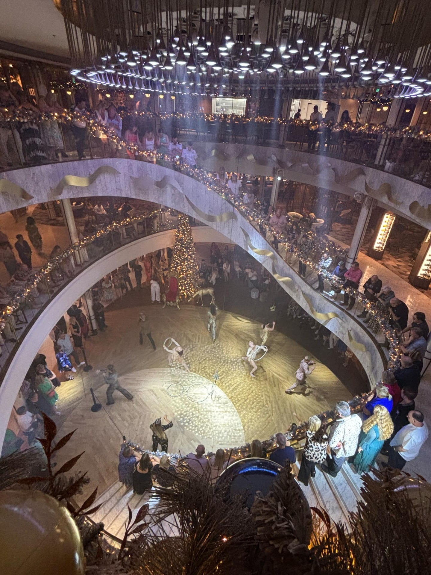 Live entertainment on the ship