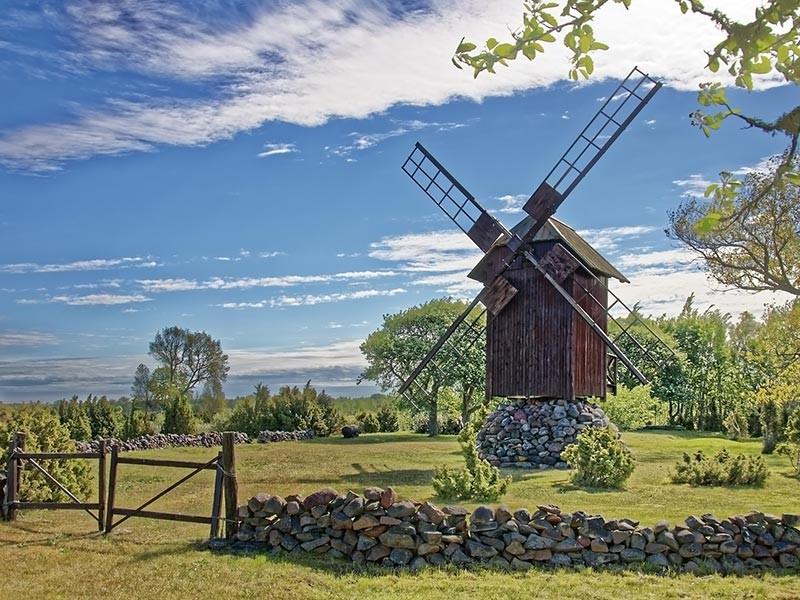 Windmill, Island of saaremaa, Estonia