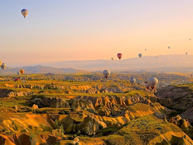 Hot Air Balloons over Turkey